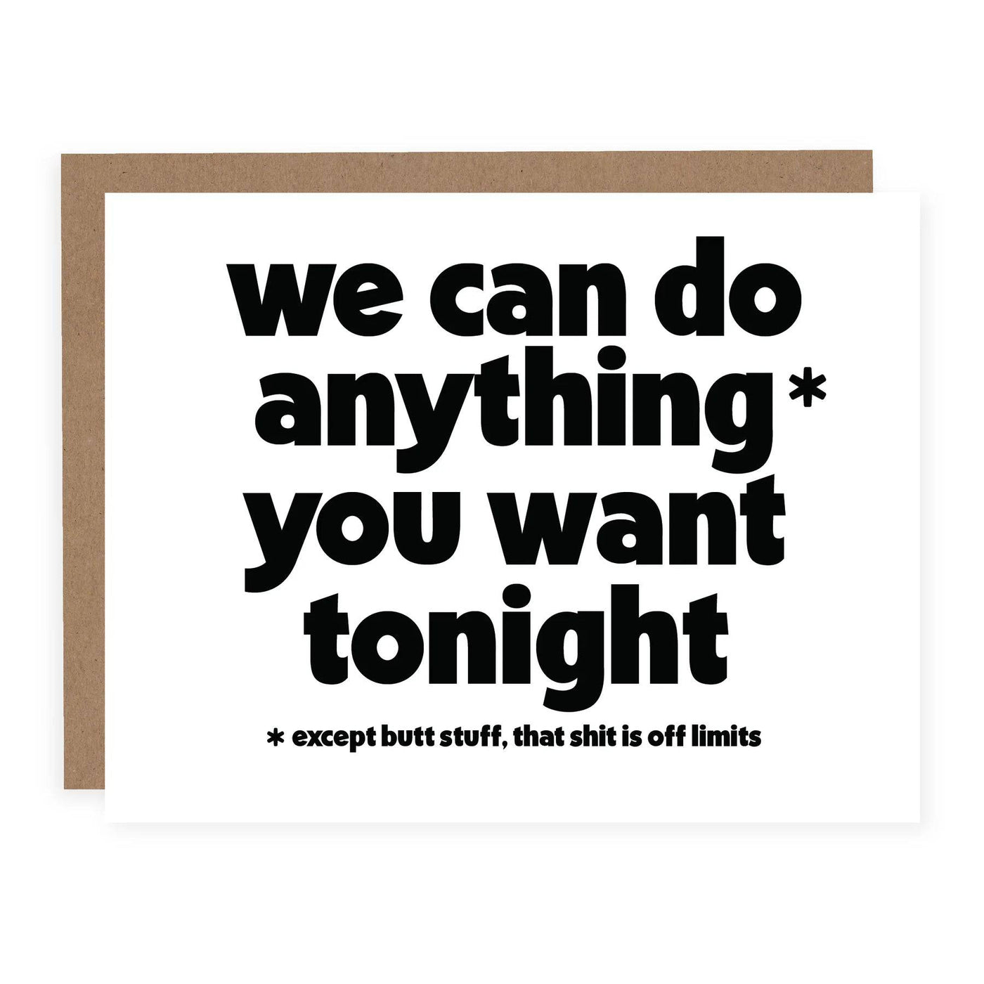Anything But Butt Stuff | Greeting Card (SALE)