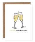 Cheersing You From a Distance | Greeting Card - The Local Space