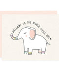 Elephant Welcome to the World | Greeting Card - The Local Space