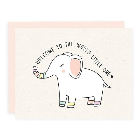 Elephant Welcome to the World | Greeting Card - The Local Space