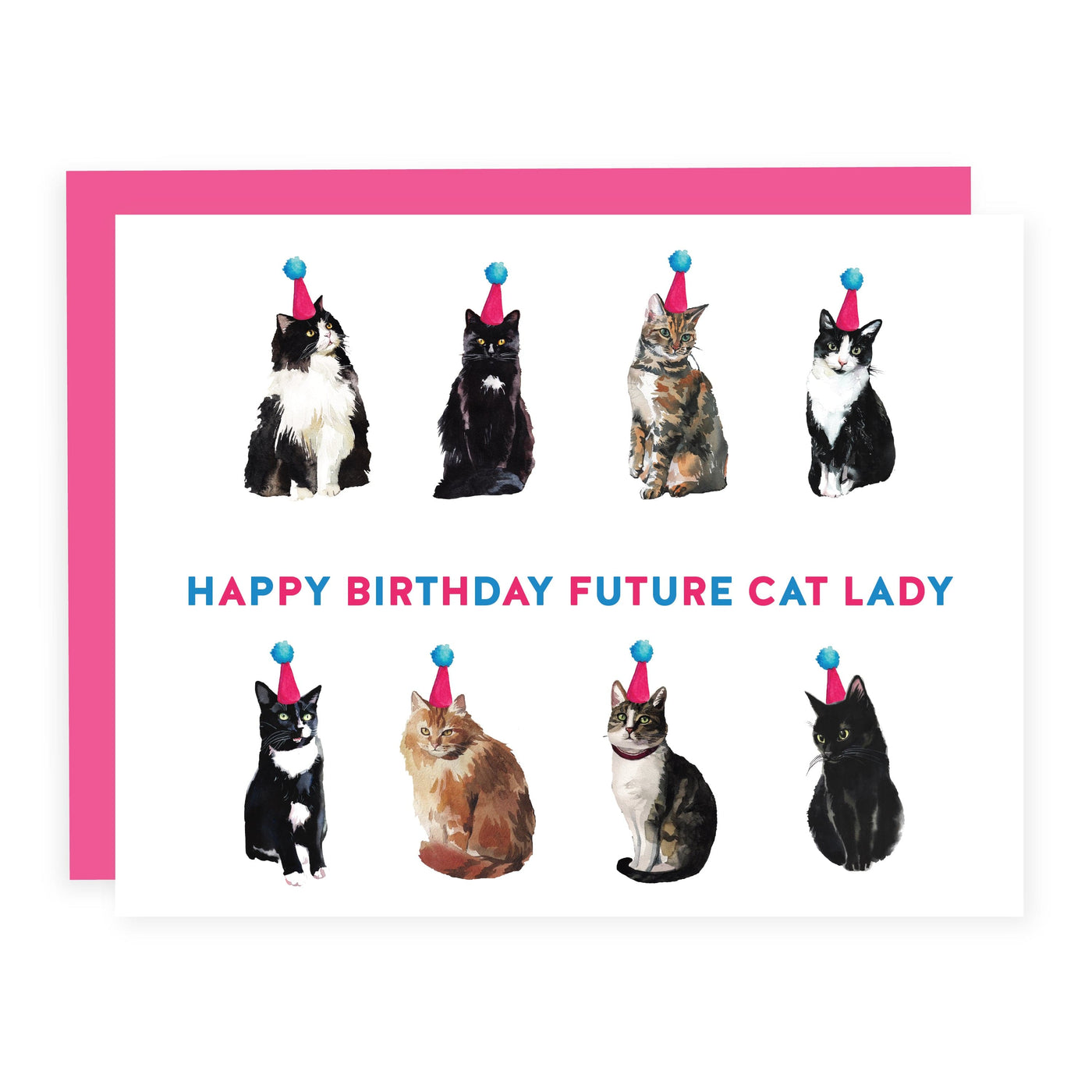 Happy Birthday Future Cat Lady | Greeting Card - The Local Space