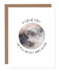 I Love You to the Moon and Back | Greeting Card - The Local Space