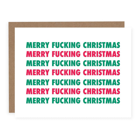 Merry Fucking Christmas | Christmas Card (SALE) - The Local Space