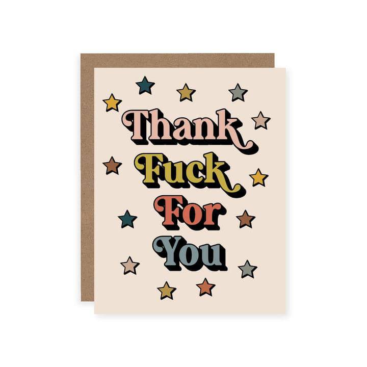 Thank Fuck for you | Greeting Card