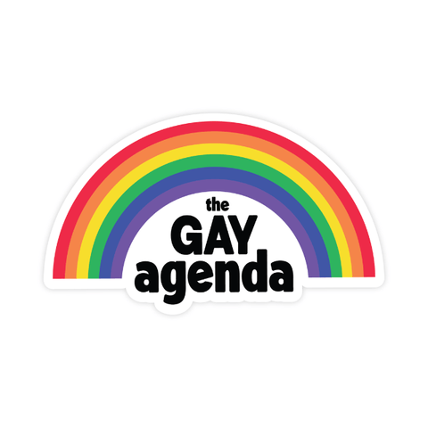 The Gay Agenda | Sticker - The Local Space