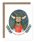 Watercolour Deer | Christmas Card (SALE) - The Local Space