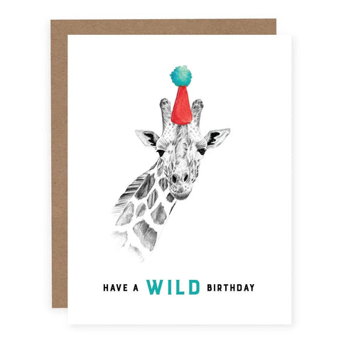 Wild Birthday Giraffe | Greeting Card - The Local Space