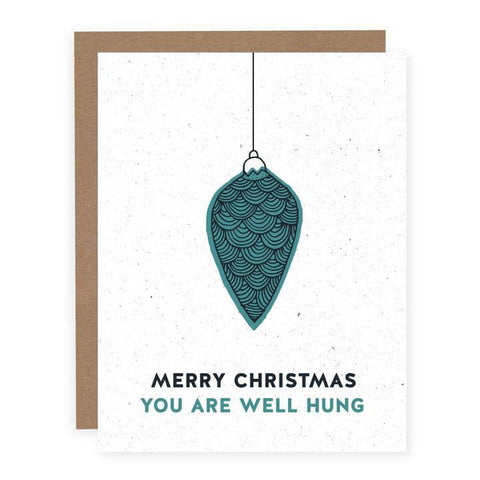 You Are Well Hung | Christmas Card (SALE) - The Local Space