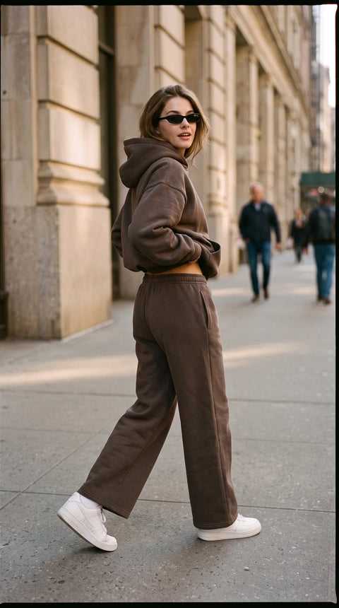 Linden Fleece Hoodie – Espresso