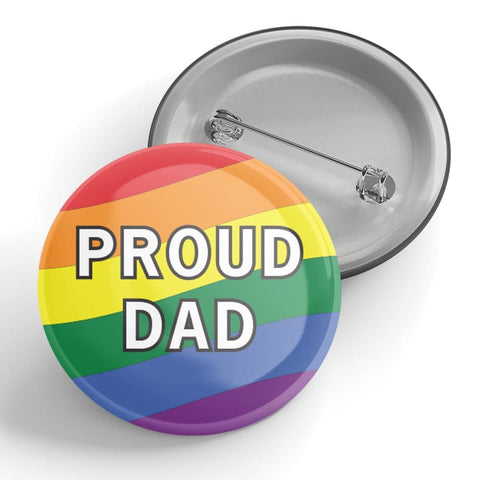 Proud Family Rainbow Button Pin (1.25”) - The Local Space