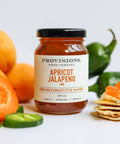 Provisions Food Company Apricot Jalapeño Jam - Gourmet Apricot Preserve (125mL Jar) - The Local Space