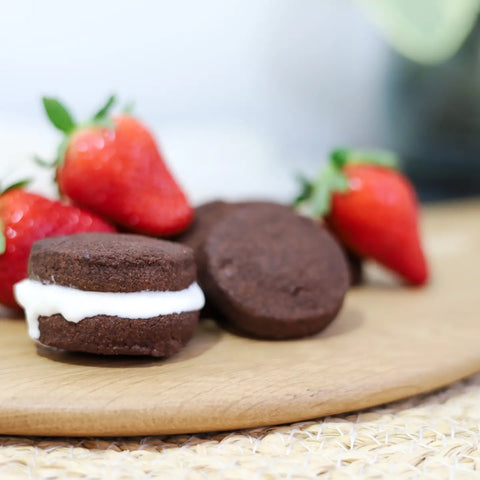 Dark Chocolate Shortbread - 160g Jar