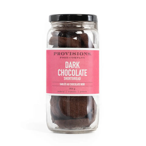 Dark Chocolate Shortbread - 160g Jar
