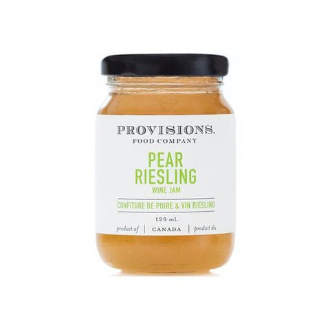 Provisions Food Company Food Pear Riesling Wine Jam - Bestselling Gourmet Preserve (125mL Jar) - The Local Space