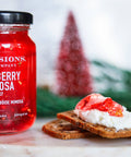 Provisions Food Company Raspberry Mimosa Jelly - Prosecco Gourmet Preserve (125mL Jar) - The Local Space