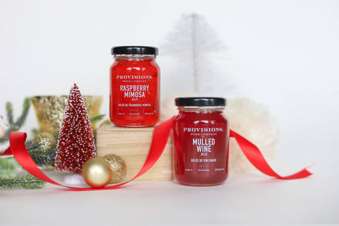 Provisions Food Company Raspberry Mimosa Jelly - Prosecco Gourmet Preserve (125mL Jar) - The Local Space