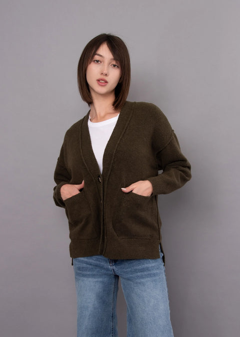 Patsy Cardigan - Olive