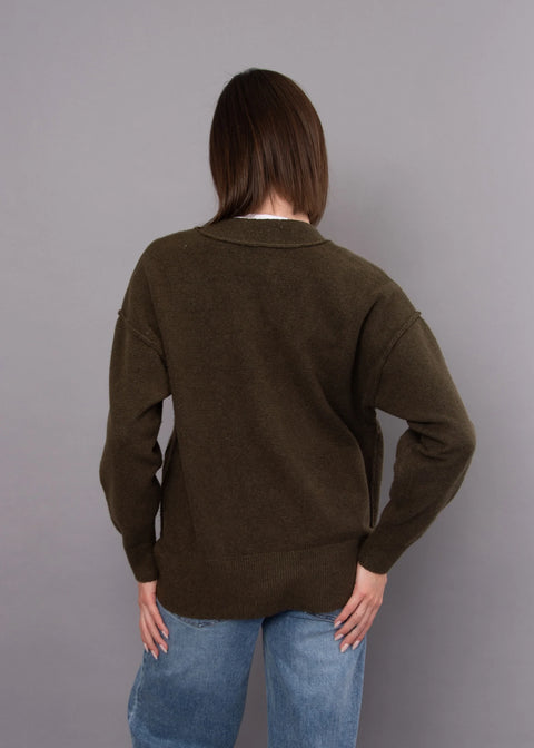 Patsy Cardigan - Olive