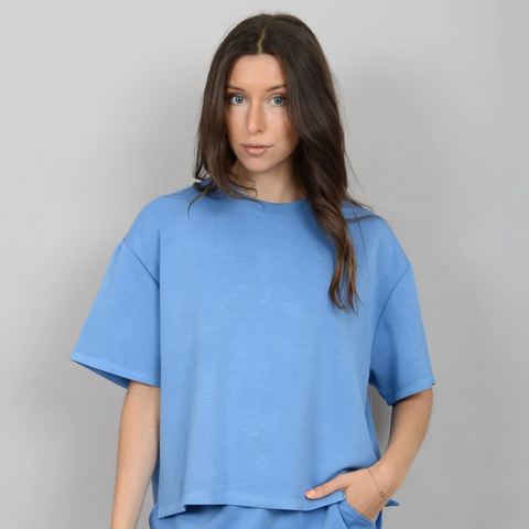 Tess Soft Knit Scuba Tee