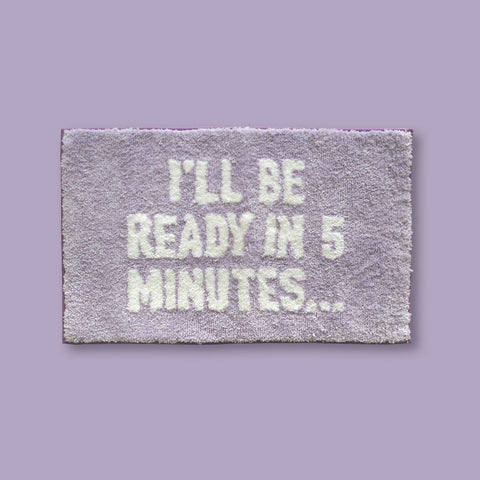 Ready in 5 Minutes | Bath Mat - The Local Space