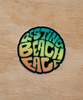 Resting Beach Face | Sticker - The Local Space
