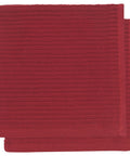 Ripple Carmine Red Dishcloths | Set of 2 - The Local Space