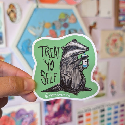 Treat Yo Self | Sticker