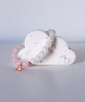 Rose Quartz + Aura Crackle Quartz | Bracelet - The Local Space
