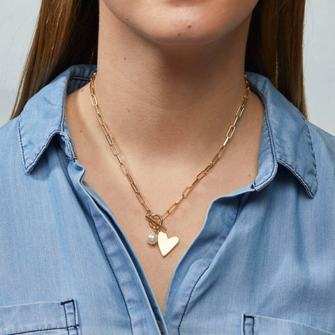 Rosie Heart Necklace - The Local Space
