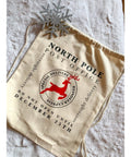 Santa Sack Reusable Cotton Drawstring Gift Bag (14” x 18”) - The Local Space