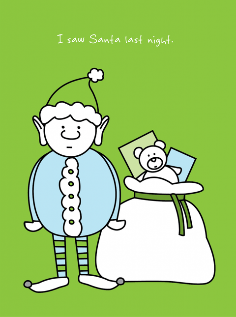 Santa Is A Pimp | Greeting Card - The Local Space