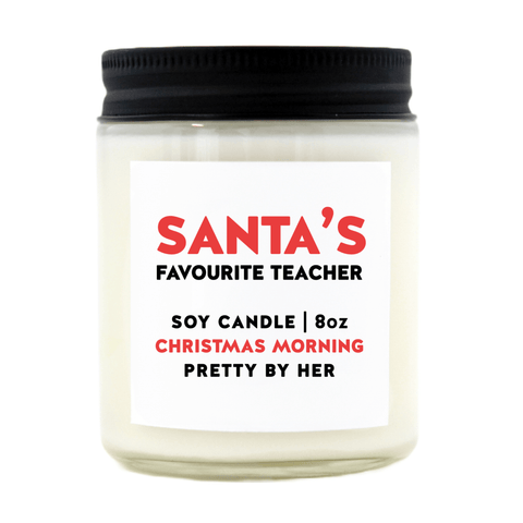 Santa's Favourite Teacher | Candle - The Local Space
