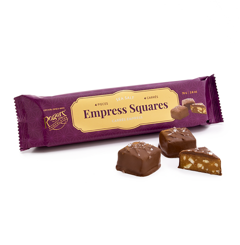 Milk Chocolate Empress Squares | Sleeve