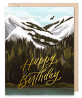 Epic Mountains - Gold Foil | Birthday Card - The Local Space