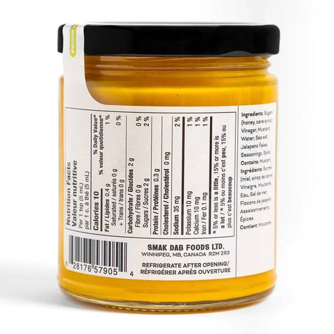 SMAK DAB Hot Honey Jalapeño Mustard - The Local Space