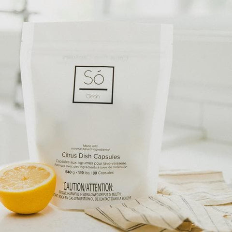 Só Clean | Citrus Dish Capsules - The Local Space