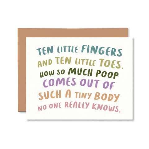 So Much Poop | Greeting Card