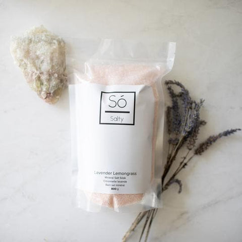 Só Salty Epsom & Himalayan Pink Salt Bath Soak – Bergamot Vanilla - The Local Space