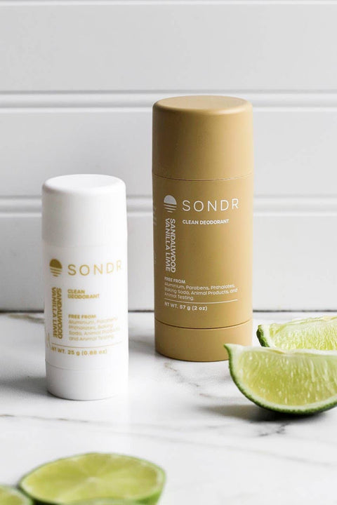 Sandalwood Vanilla Lime Clean Deodorant - The Local Space