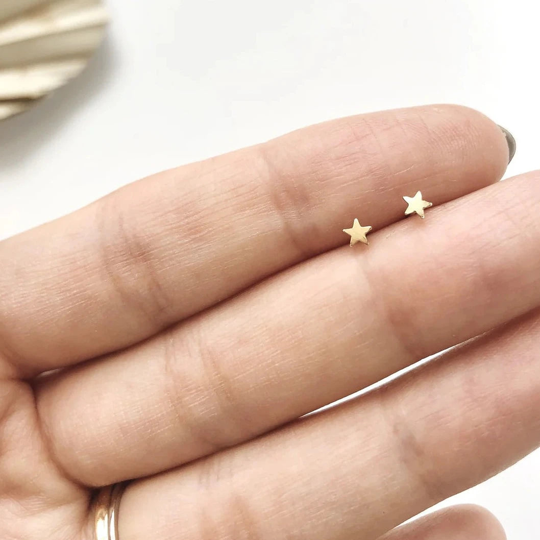 For The Seconds | Mini Star Studs, The Local Space, Local Canadian Brands