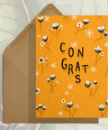Stay Home Club Congrats Floral Greeting Card - The Local Space