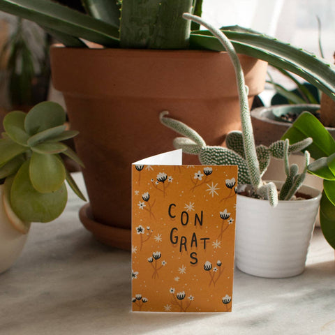 Congrats Floral | Greeting Card - The Local Space