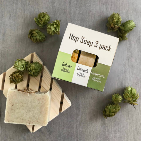 3 Pack Men's Natural Soap Bundle | Hop Soap - The Local Space