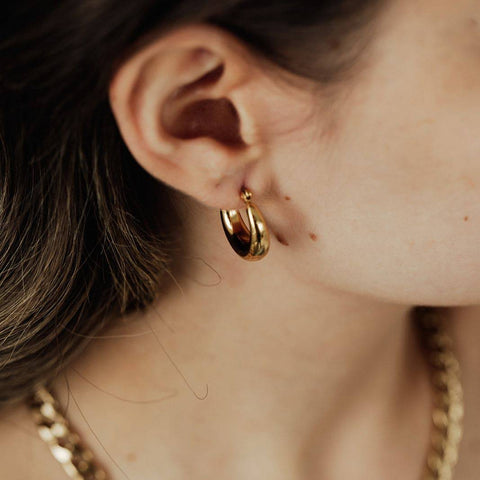 Sunday Club Goldie Earrings – 14K Gold Plated - The Local Space