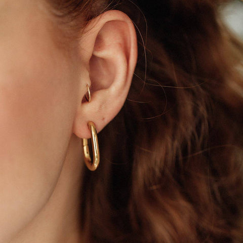 Sunday Club Legacy Earrings – 14K Gold Plated - The Local Space