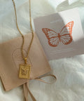 Sunday Club Mariposa Necklace – 14K Gold Plated Butterfly Pendant - The Local Space