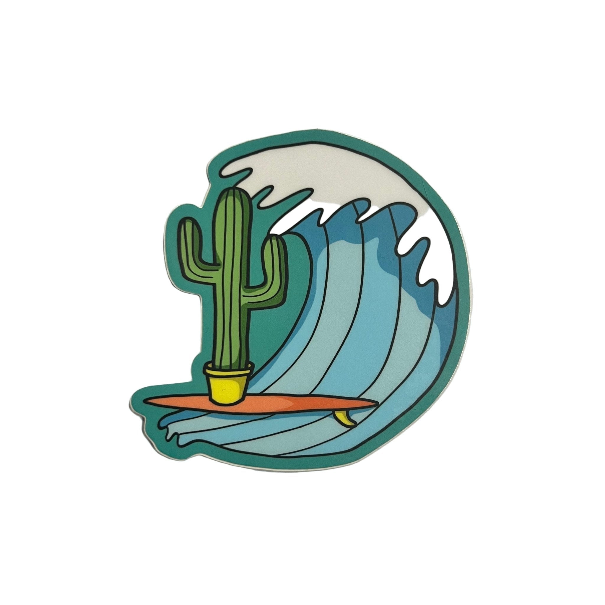 Surfs Up | Sticker by Koastal Mixed Media | The Local Space