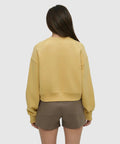 TenTree Bluffs Cropped Crew - Dusk Yellow - The Local Space