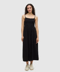 TenTree Driftwood Dress - Meteorite Black - The Local Space