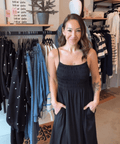 TenTree Driftwood Dress - Meteorite Black - The Local Space
